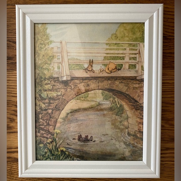 Winnie the Pooh Vintage Framed Prints - Picture 3 of 6